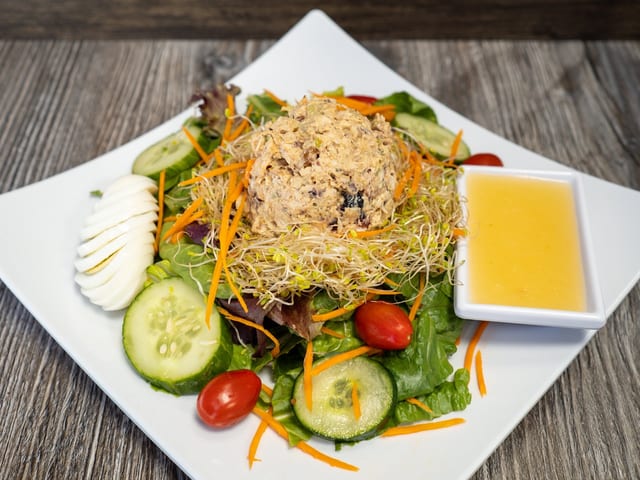 WALNUT CHICKEN SALAD.