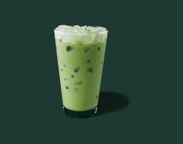 Iced Matcha Latte.