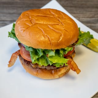BBQ BACON & CHEDDAR BURGER