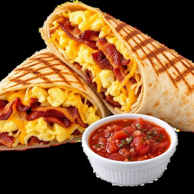 BREAKFAST BURRITO.