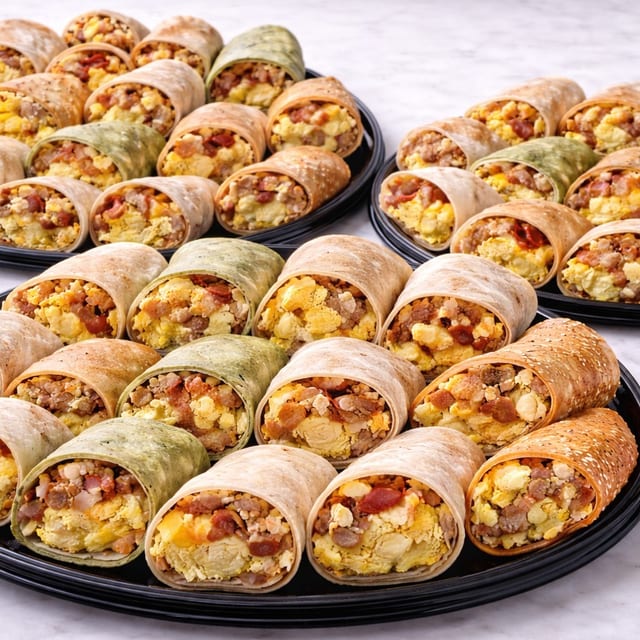 Breakfast Burritos.