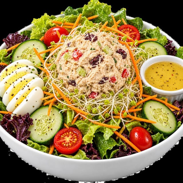 WALNUT CHICKEN SALAD.