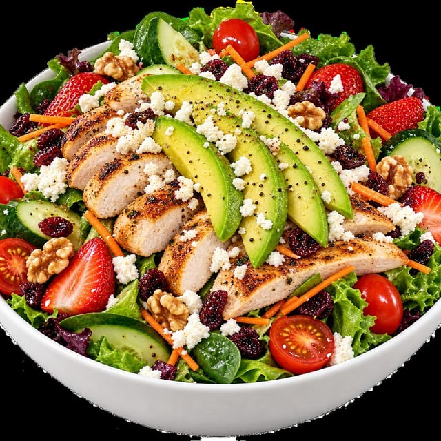 STRAWBERRY AVOCADO SALAD.
