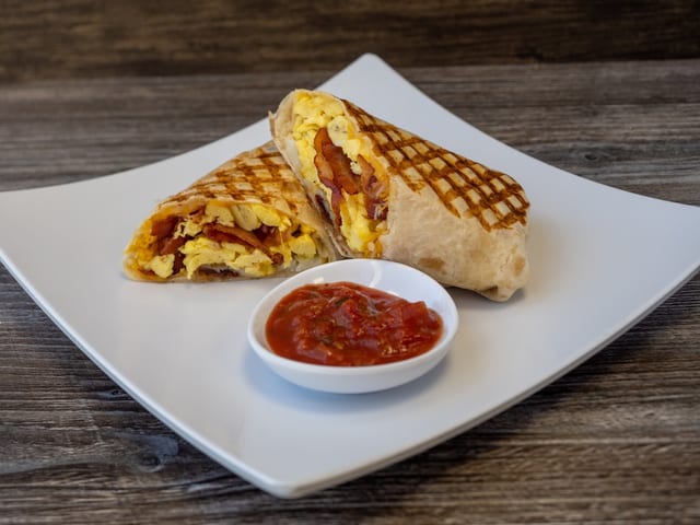 BREAKFAST BURRITO.