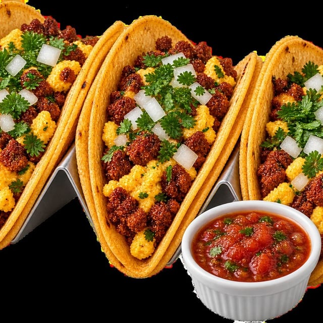 CHORIZO TACOS.