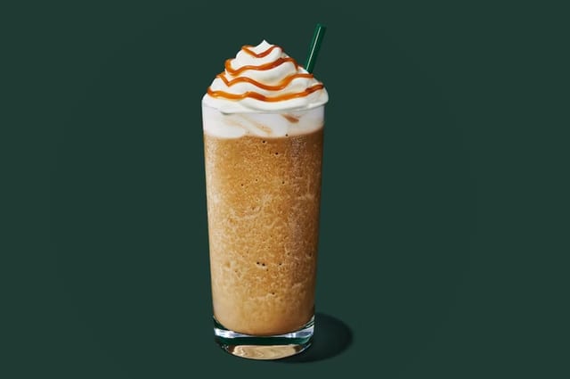 Caramel Frappe.