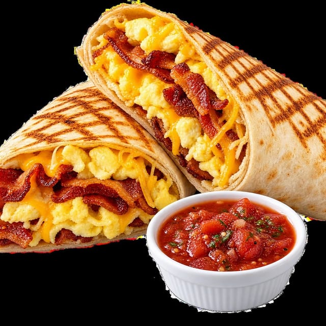 BREAKFAST BURRITO.