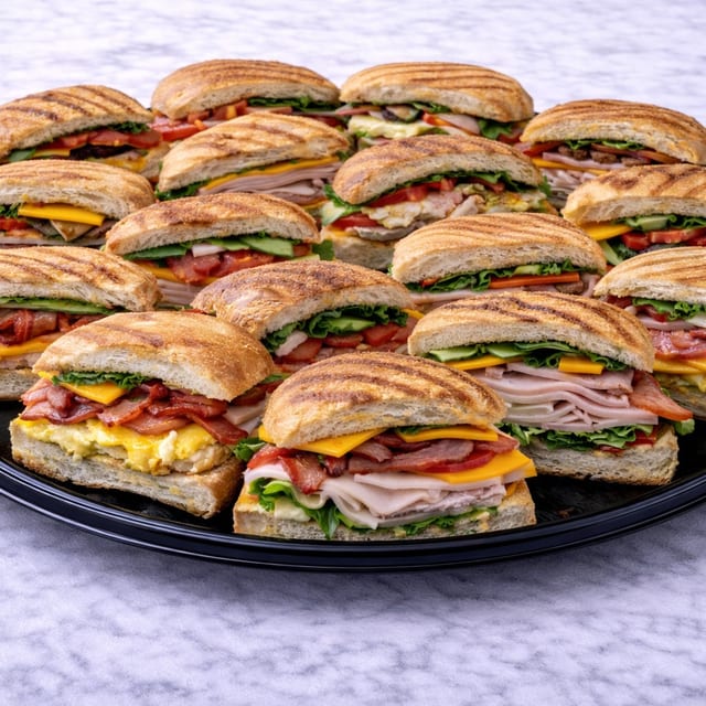 Signature Panini Sandwiches.
